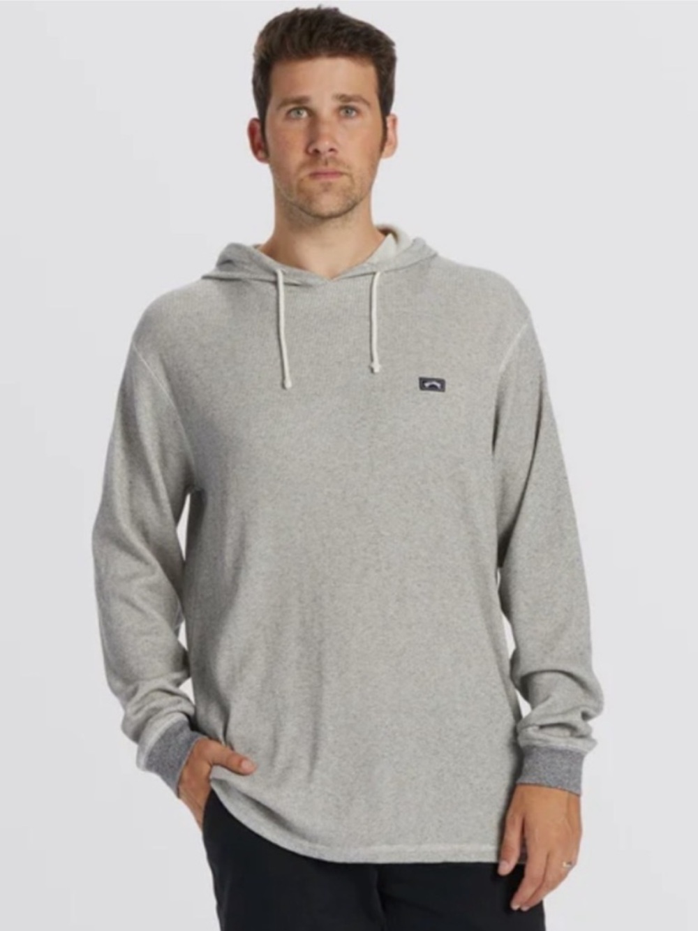 Quiksilver Keystone Hoodie Men’s Medium Gray Pullover Sweatshirt Surf Skate NWT